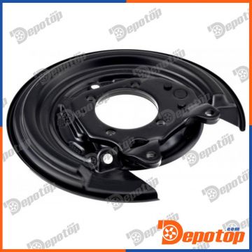 Déflecteur, disque de frein arrière gauche pour TOYOTA | HTO-TY-054, 46504-02020